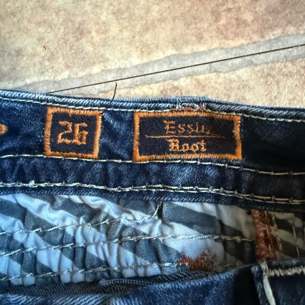 Rock Revival Dark Blue Boot Cut Jeans - Picture 4 of 7